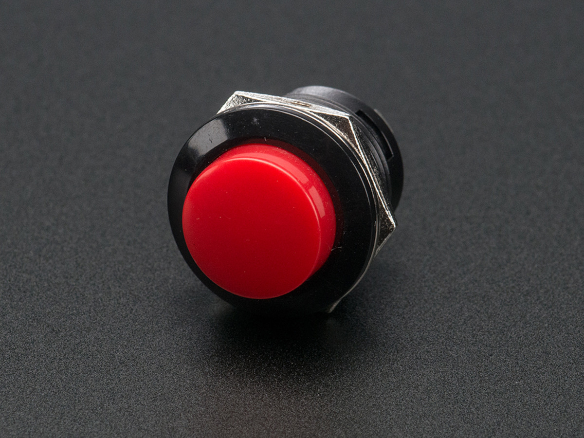 Push button 16mm фото