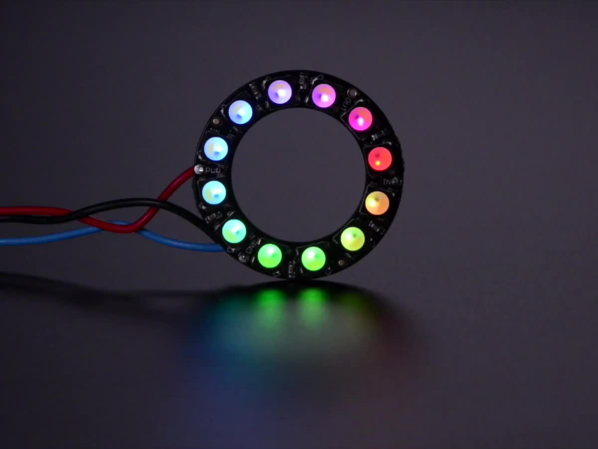 Neopixel 24 Ring With Arduino Arduino Rings Pictures 
