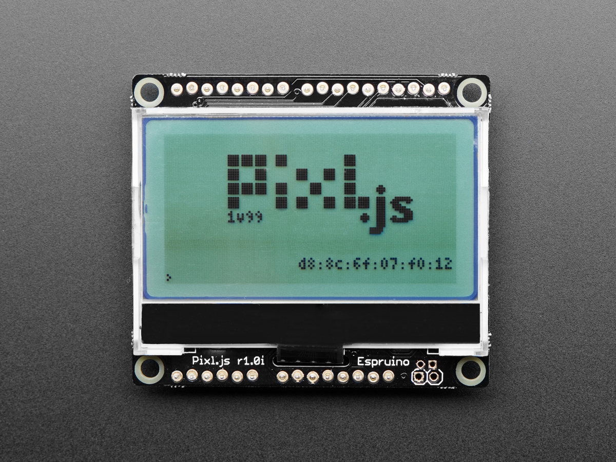 Lcd id. Мини LCD экраны. LCD 1602 Espruino. Иконка Espruino. Pixl.