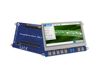 4.3'' LCD Cape for BeagleBone Black - Touch Display